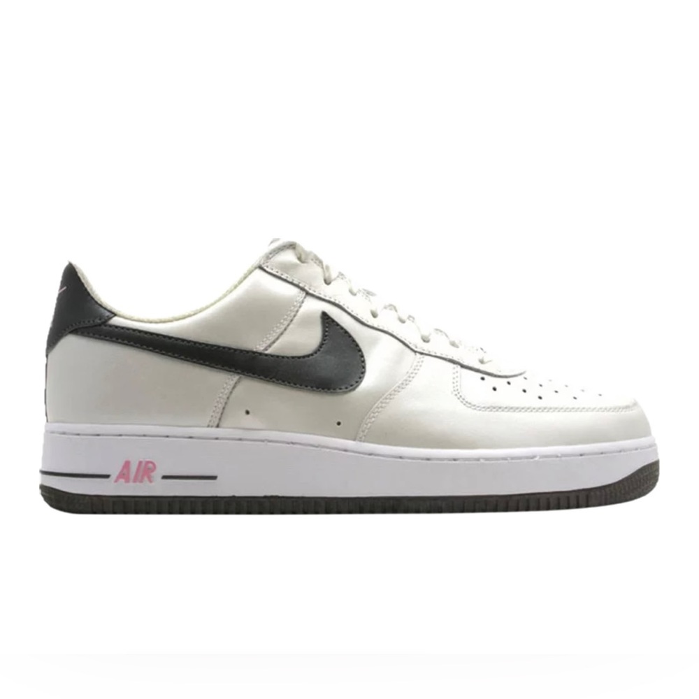 Nike Air Force 1 Youth Sneakers 10 Low Metallic White Pewter Pink
